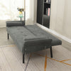 3 Seater Click Clack Sofa Bed Recliner Settee Couch Sofabed with Bloster Pillows