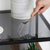 Tempered Glass Bedside End Table Nightstand Cabinet With Drawer Shelf Bedroom