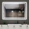 LED Bathroom Mirror Demister With Shaver Socket Bluetooth Vertical&Horizontal