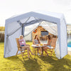 3 x 3M Pop up Canopy Tent w/ 4 Sidewalls Foldable Patio Shelter Gazebo
