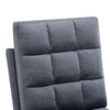 Upholstered Velvet Armchair Recliner Sleep Sofa with Footrest Stool Lounge Chair