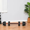 Adjustable 2-in-1 Barbell Dumbbell Weight Set Home Gym Fitness Equipment 25kg