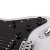 Glarry 39" Full Size Electric Guitar for Music Lover Beginner with 20W Amp White