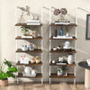 5-Tier Ladder Shelf Bookshelf Wall Mounted Storage Organizer Plant Display Rack