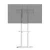 Heavy Floor TV Stand Height Adjustable Cantilever TV Mount Marble Base fr 40-75”