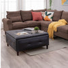 Extra Lift Up Square Storage Ottoman,Upholstered Coffee Table Storage Ottoman