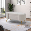 Rectangle Stool Bench Dining Chair Long Seat Shag Shaggy Fluffy Sheepskin Effect