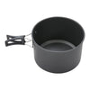 Portable Camping Cookware Set Hiking Outdoor Travel Cooking Pot Pan Saucepan Kit