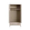 Dusk Poppy Taupe 2 Door Double Wardrobe with Drawer RRP £499