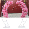 2pcs Moon Gate Wedding Party Arch Frame Moon-Shaped Iron Stand Backdrop Props UK