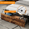 Single Metal Bed Frame with LED, Charging Station, Storage Headboard and Drawer