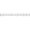 Lechnical Wire Mesh Fence Green 2.2x25 m Galvanised Steel,Garden Border O7J6