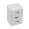 3 Drawer Wooden Bedroom Bedside Cabinet Furniture Storage Nightstand Side Table
