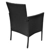 Rattan Garden Furniture 4 Piece Set Outdoor Patio Wicker Sofa Set Chairs Table
