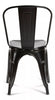 Style Industrial Metal Dining Chairs Vintage Retro Kitchen Cafe Stacking