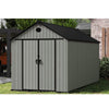 Gabled Plastic tools Shed 8x16FT Outdoor Garden Storage with Foundation Lock UK