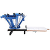 4 Color 1 Station Silk Screening Screenprint Press Screen Printing Machine
