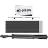 Tripod Projector Screen with Stand 100inch 4K HD 16:9 Home Cinema Portable