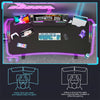 1.8m XXL Gaming Desk LED RGB Computer Table Elevated Monitor Stand Keyboard Tray