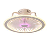 LED Ceiling Fan Light Dimmable Chandelier Lamp Living Room With Remote Control
