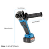 Oscillating Multi Tool 21V Cordless Sander Scraper Saw 2 Battery & 20 Blades Set