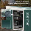 Large Metal Garden Shed 11 x 9ft Outdoor Tool Storage House Lockable Double Door