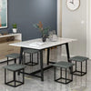 Square Stool 5-In-1 Magic Cube Combination Nesting Ottoman Sofa Foot Rest Stools