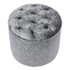 Velvet Dressing Table Stool Ottoman Footstool Chair Pouffe Seat Bedroom Vanity