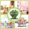 Green Bookshelf Storage Shelf For Children's Reading Room Open Storage Modern