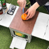 Collapsible Folding Camping Table Outdoor Plastic Storage Case Container Box Bin