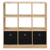 9 Cube Storage Unit Bookcase Wooden Storage Cabinets Book Shelf Display Unit