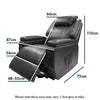 RISE & RECLINE Chair Electric Lift Recliner Armchair Dorchester Dual Motor Seat