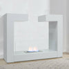 Bio Ethanol Fireplace with Adjustable Flames Floor/Tabletop Heater Fireplace NEW