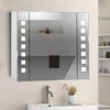 Illuminated LED Bathroom Mirror Cabinet Demister/Sensor/Bluetooth/Clock IP44