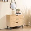 Large 3 Drawers Bedroom Storage Cabinet Sideboard Clothes Organiser Drawer Chest