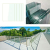 Clear Glass Balustrade Panels 10mm Toughened Glass for Decking Balcony Stairs
