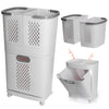 Large Laundry Bin Clothes Washing Hamper Removable Basket Bathroom StorageSorter