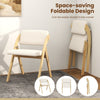 Set of 2 Dining Chairs Folding Kitchen Chair Modern Side Chair