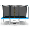 Outdoor Trampoline Kids Adults 8 FT x 14 FT Rectangular Trampoline w/inside net
