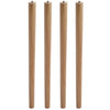 4Pcs Oak Wood Sofa Legs Straight Coffee Table Cabinet Feet Furniture Level Feet