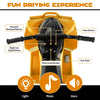 DORTALA 12V Kids Ride On ATV Electric Quad w/ LED Lights – Yellow Toy Car