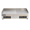 Counter Top Electric Griddle Large 73cm Flat & Grooved Hotplate BBQ Grill Bacon
