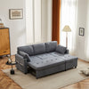 Pull Out Sofa Bed L Shape Corner Sofa with Reversible Chaise with Storage Grey