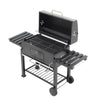 XXL BBQ SMOKER BARBECUE OUTDOOR CHARCOAL PORTABLE GRILL TROLLEY CAMPING GARDEN