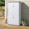 Plastic Garden Storage Shed Outdoor Storage House Tool Shed 130x75x190cm Large