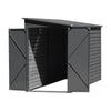 Steel Garden Sheds Metal Storage Bikeshed Outdoor Utility Tool Storage 4.7x8.86