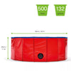 Premium Large Dog Pool Swimming Pool Foldable Pet Puppy Pool Bathtub 80 x 30cm