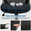 Home Office Chair Wheels Mesh Office Chair High Back Ergonomic Desk Chair Black