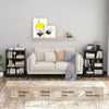 3-Tier Adjustable Bookcase Bookshelf Modern Display Cabinet Storage Organizer