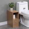 Slim Bedside Table Cabinet with Drawer for Bedroom Sofa Side Table End Tables